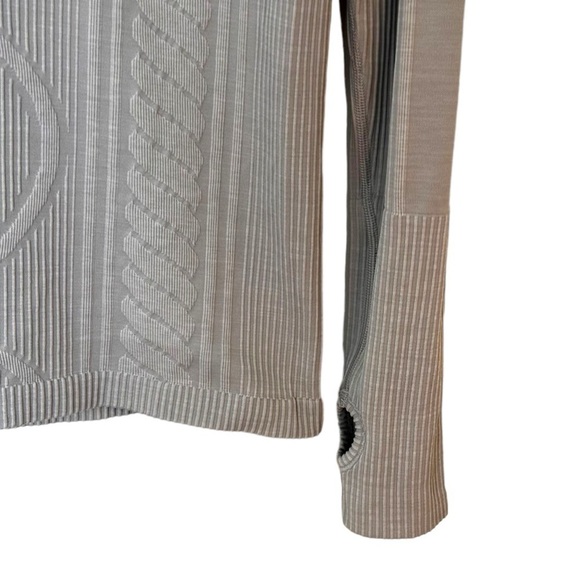 Lululemon Rest Less Pullover- Heathered Silver Spoon- Size 8 - Picture 10 of 14